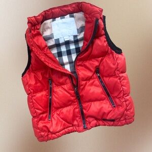 Burberry Red Kids Vest
